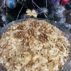 Салат курица с ананасом