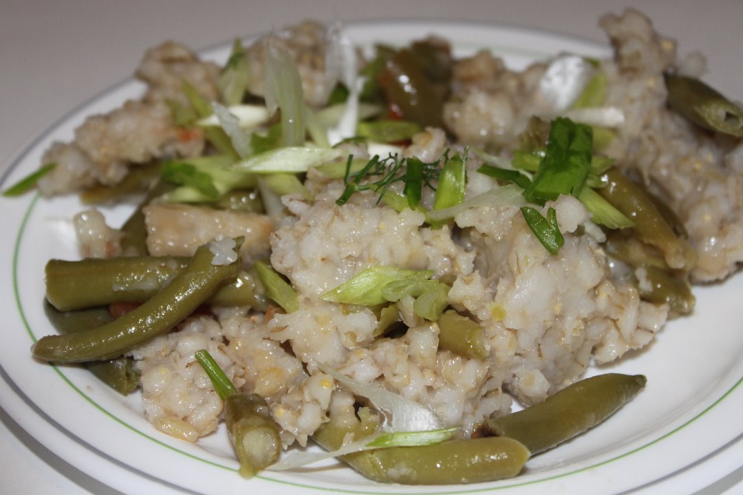 Перловка с фасолью