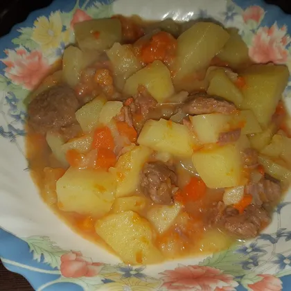 Картофель с мясом