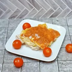 Картофельный гратен с курицей