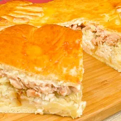 Рыбный пирог из дрожжевого теста. Старинный семейный рецепт | Yeast dough fish pie