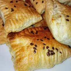 Слойки с ветчиной и сыром ПП 🍞