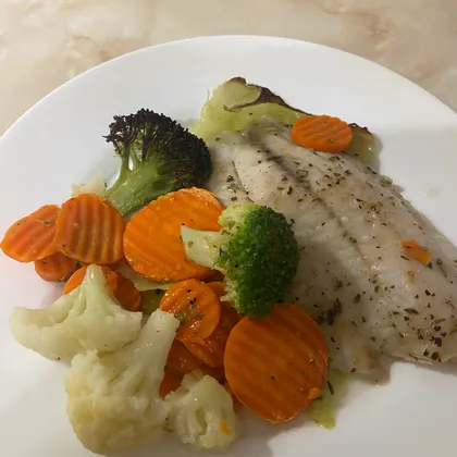 Рыба с овощами 