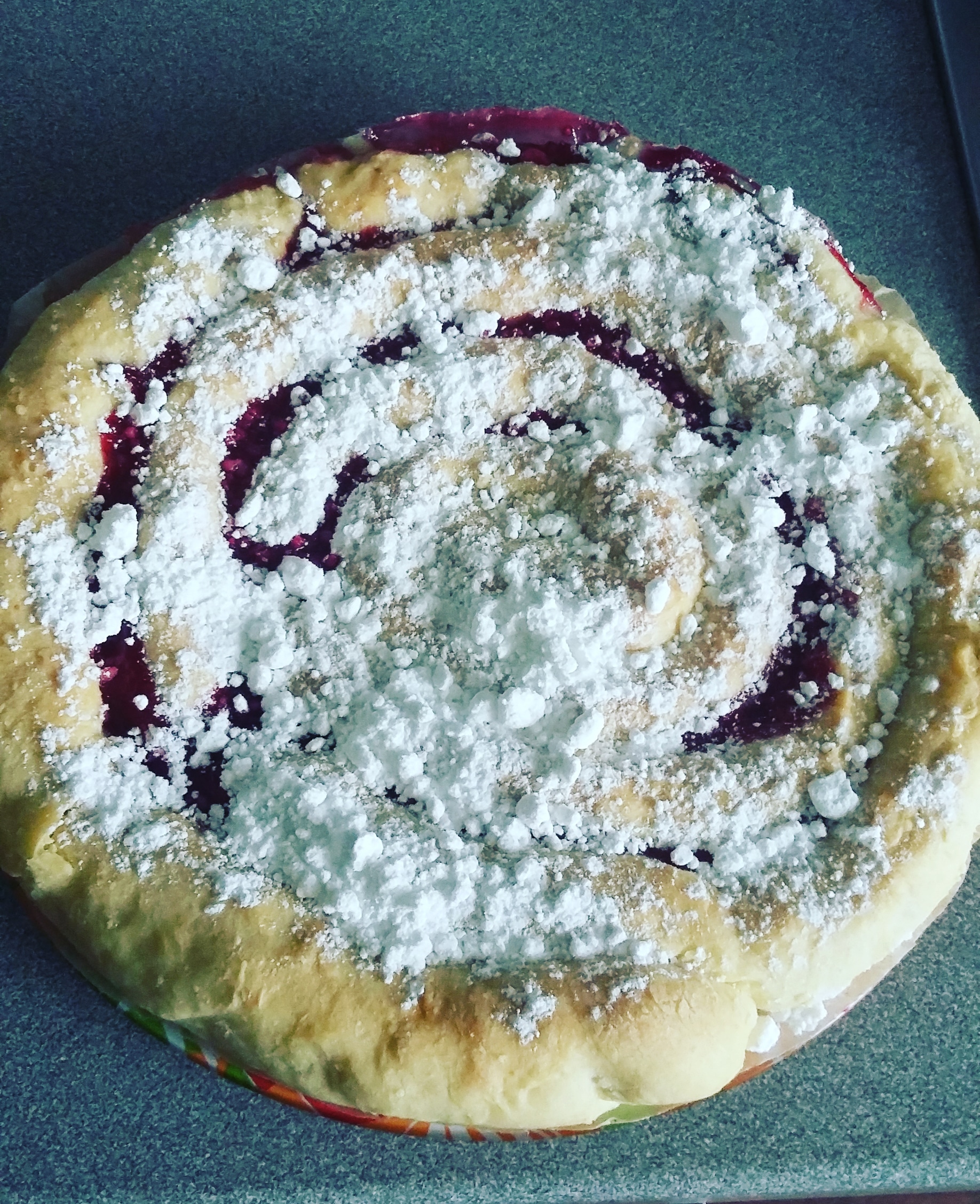 🍒Пирог-улитка с вишней🍒#летниедесерты