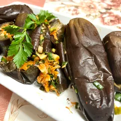 Баклажаны, квашеные, фаршированные