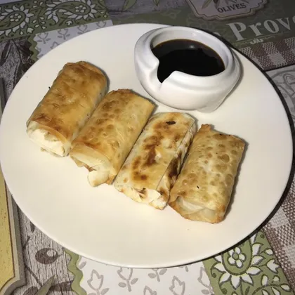 Рулетики из лаваша с курицей🥰