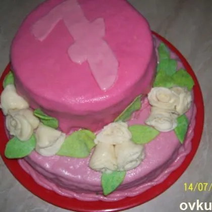 Красивый торт для дочки