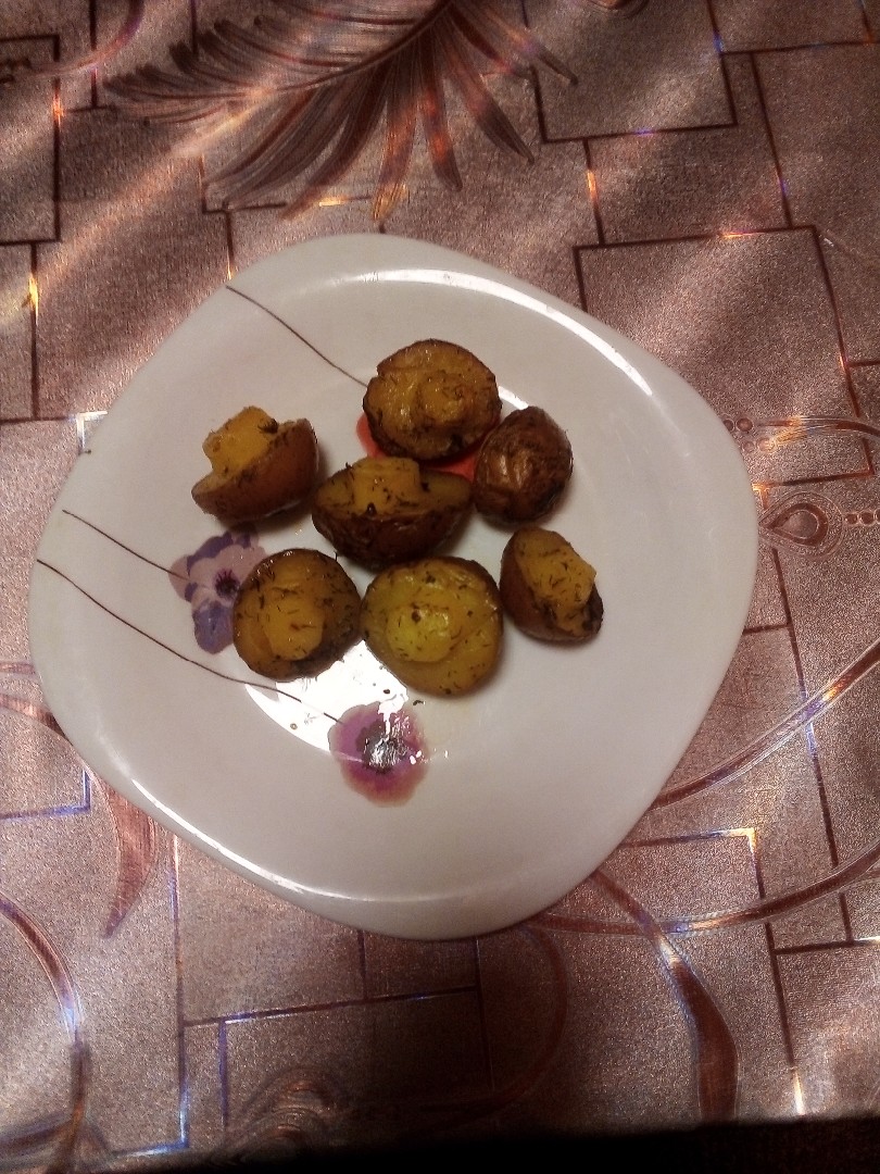 Гарнир - картошка "Грибочки" в духовке