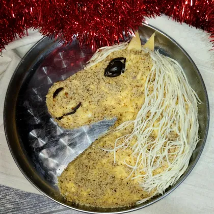 Год Лошади. Оформление в виде символа года