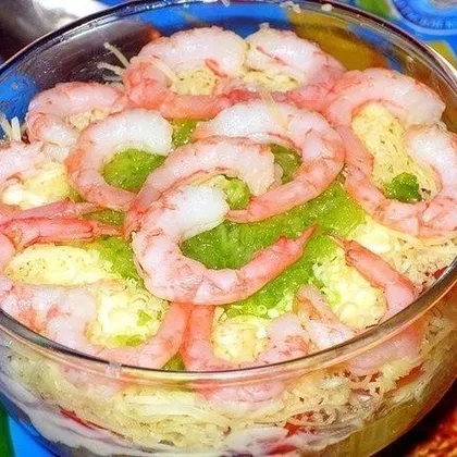 Диетический морской салат