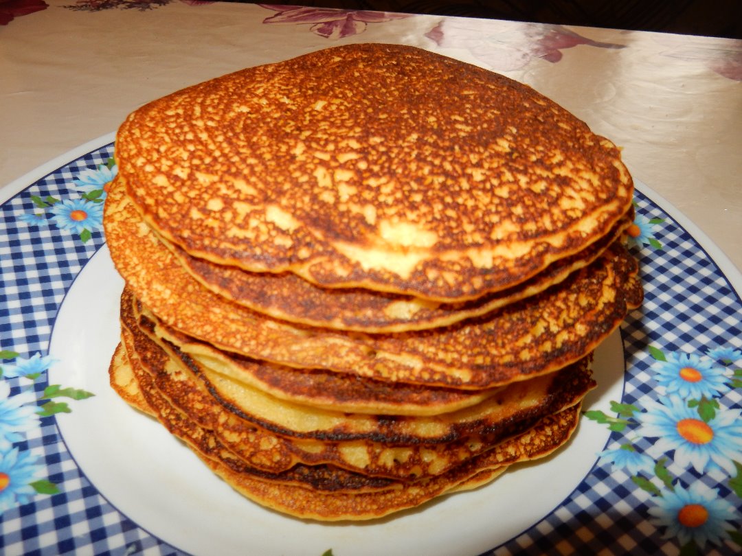 Тыквенные панкейки на рисовой муке