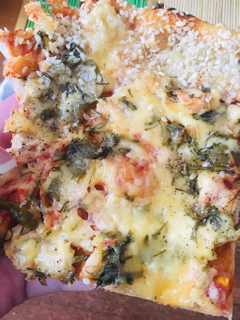 Пицца 🍕 по-домашнему (Гавайи дома)