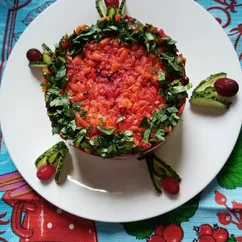 Салат "Лисья шубка"