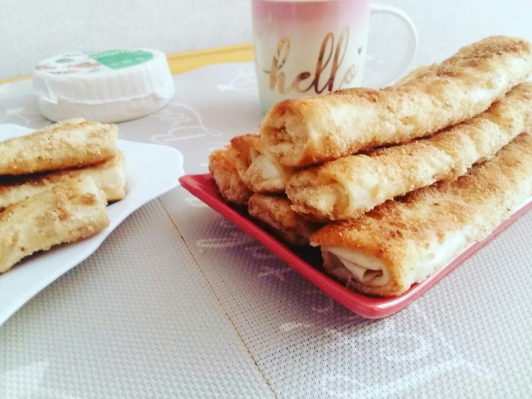 Хрустящие сырные трубочки из лаваша в панировке 👌