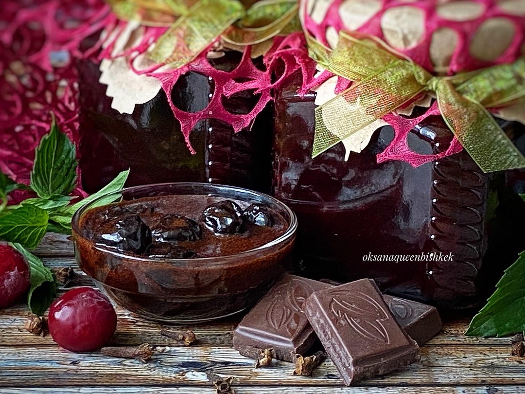 🍒Варенье «вишня в шоколаде»