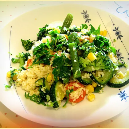 Couscous-Salat. Салат с кускусом