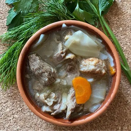 🇲🇳 Хуйцаа - монгольский, наваристый и густой суп с овощами и мясом