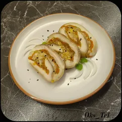 Рулет из свиной шкуры