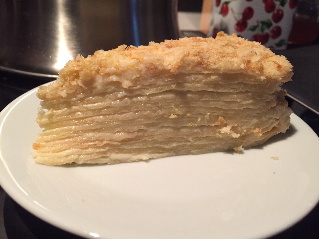 Торт наполеон из готовых коржей — кулинарный рецепт