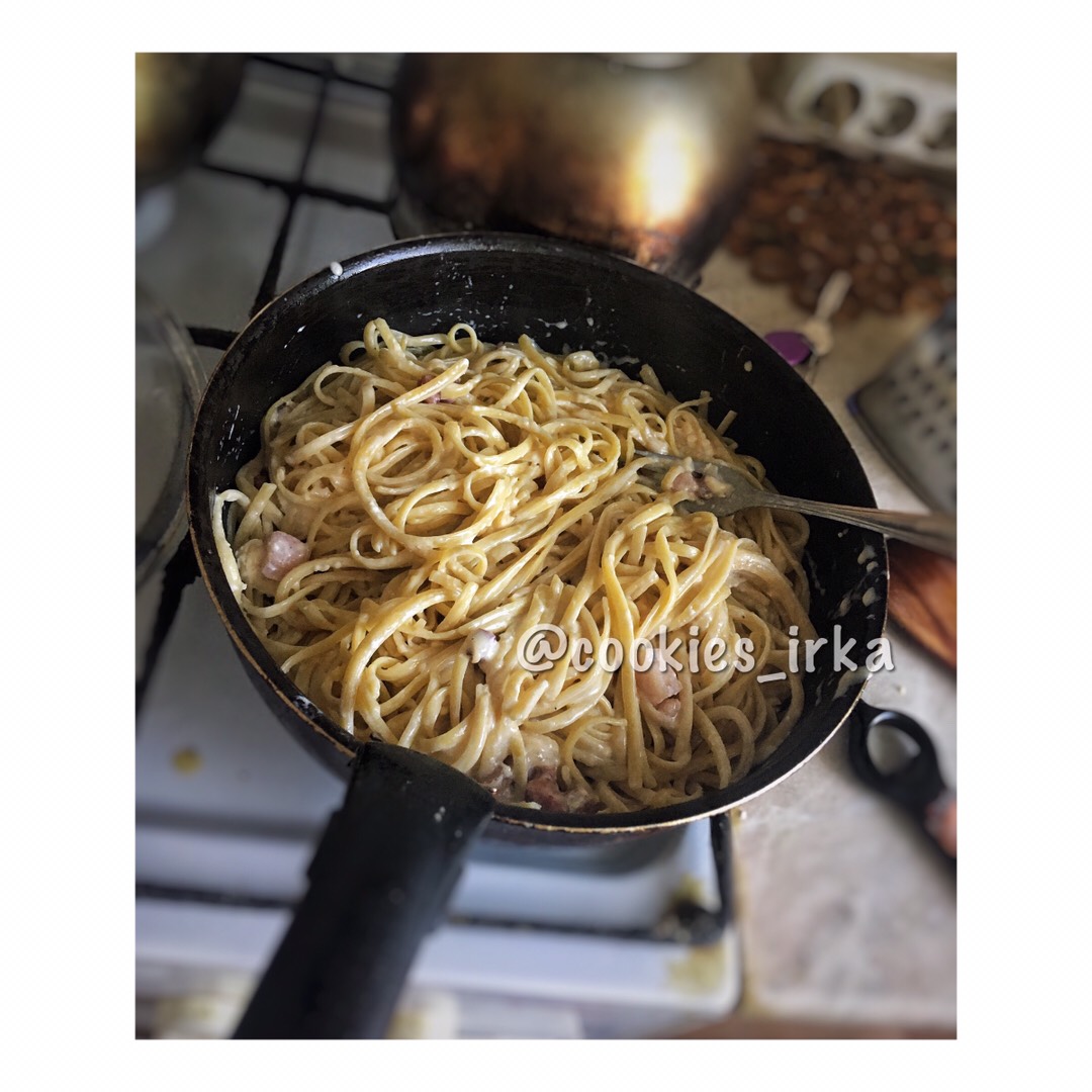 Паста карбонара 🍝