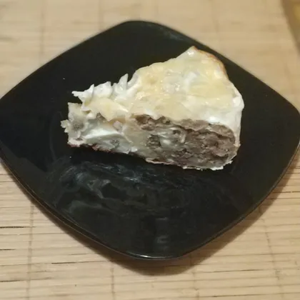 Пирог с мясом из лаваша в мультиварке