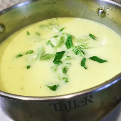 Суп - пюре из картофеля и лука Порея (по мотивам рецепта Джулии Чайлд)