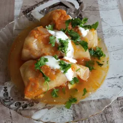 Голубцы с мясом и рисом