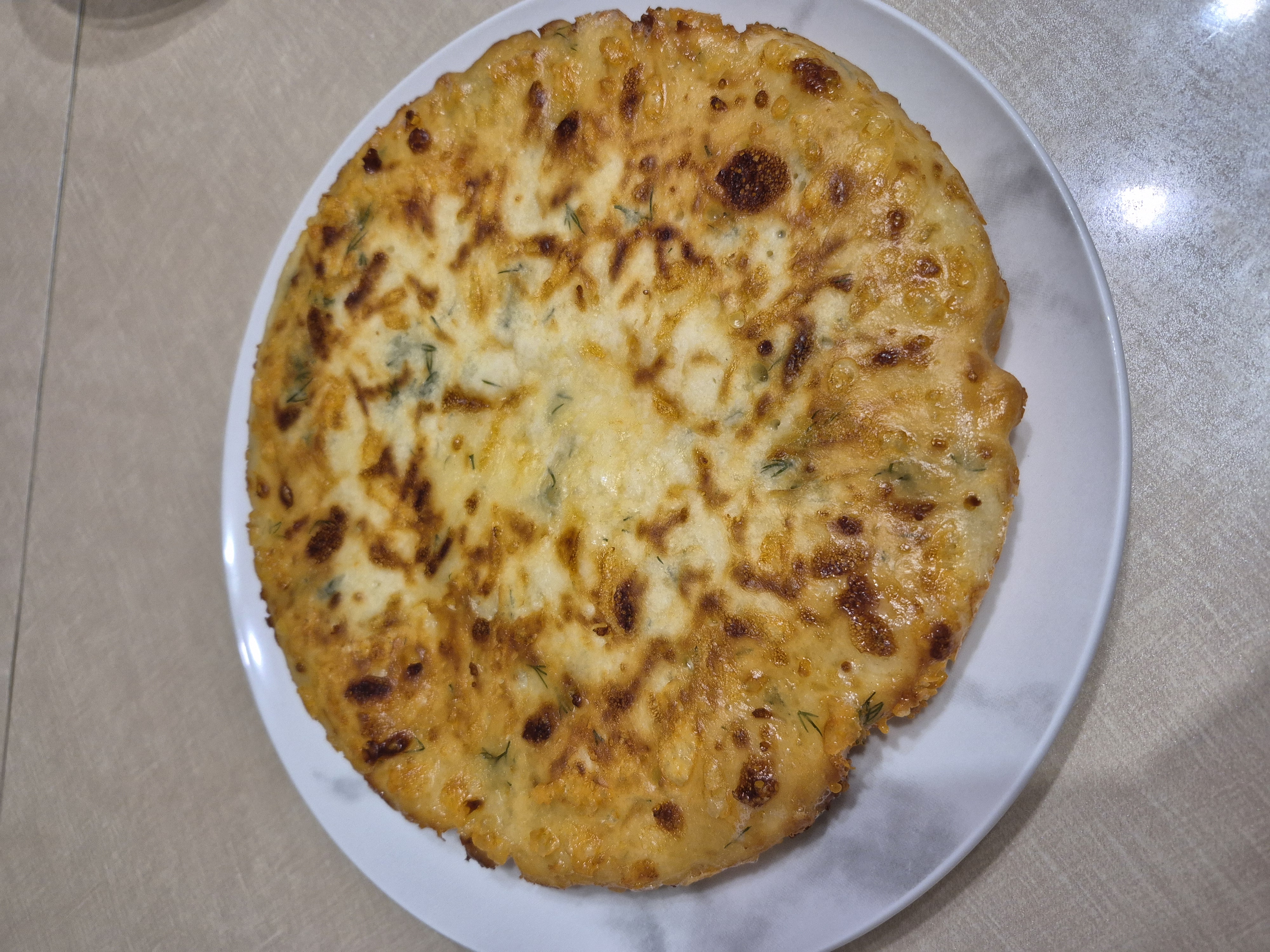 Ленивый хачапури на завтрак 