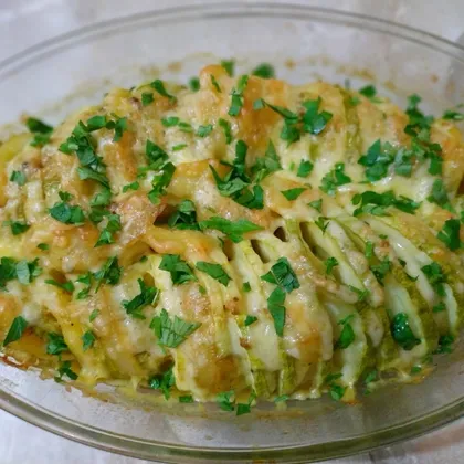 Простой и вкусный рецепт кабачков с картошкой в духовке