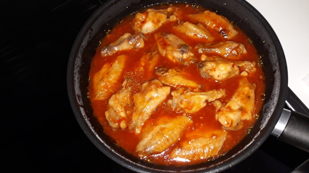 Крылышки в чили-манговом соусе