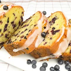 Кекс с черникой Быстрая летняя выпечка | Cake with bilberry Fast summer pastries