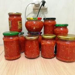 Аджика "Огонёк" без варки на зиму 🌶️🍅