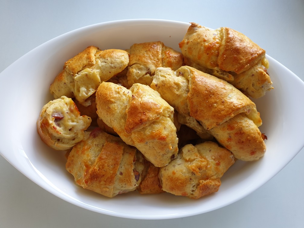 Картофельные-сырные рогалики. 🥔🧀👌