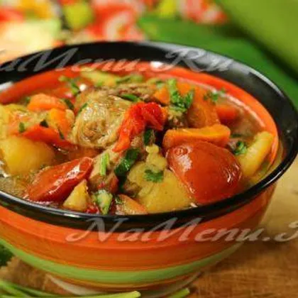 Кавардак – густой суп с мясом и овощами