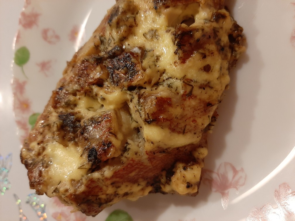 Морской окунь в майонезе