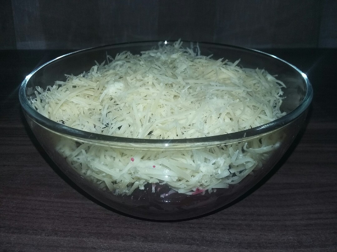 Свекла с сыром и чесноком