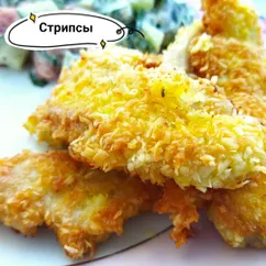 Стрипсы в кокосовой стружке