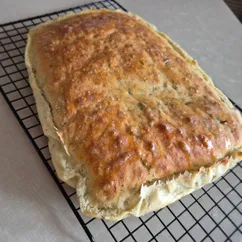 "Жидкий хлеб" с укропом