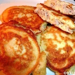 Мясные оладьи на скорую руку