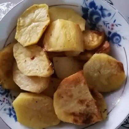Гарнир из запечённого картофеля