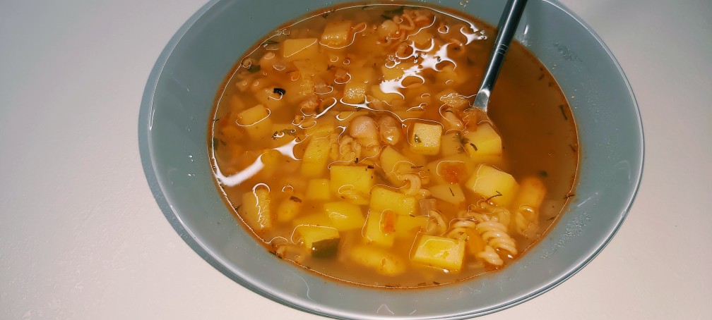 Рецепт Суп с фасолью и вермишелью