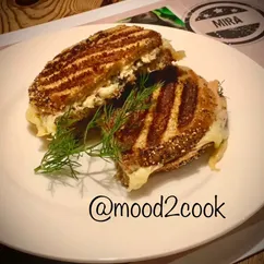 Тосты с семгой (лососем) и сыром (Croque Poisson) 🇫🇷