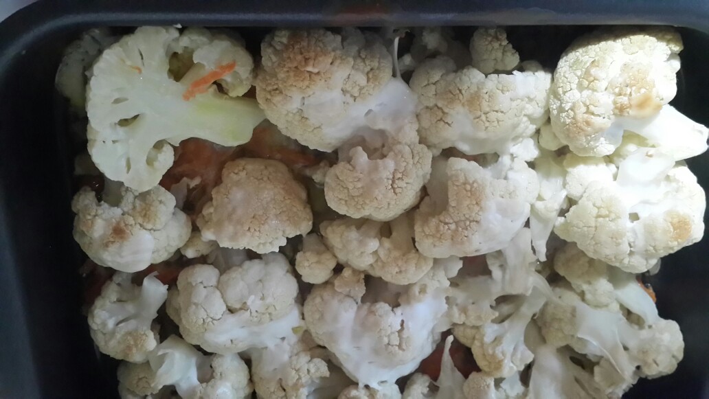 Запеченая цветная капуста с фаршем #food #еда #люблю