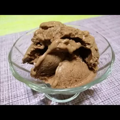 Шоколадно-банановое мороженое