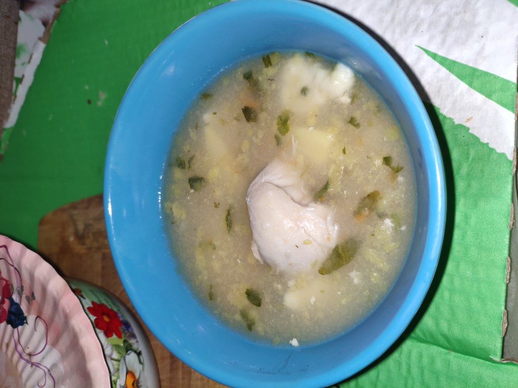 Суп-пюре картофельный с клецками