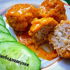 Мясные ёжики с рисом