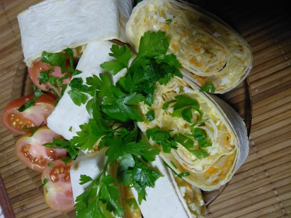 Рулет из лаваша