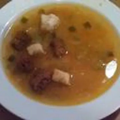 Грибной суп с опятами