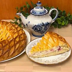 Пирог творожный