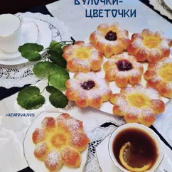 Булочки-цветочки